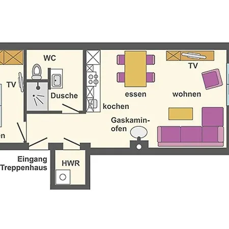 Les Belles, Haus Cecile, Fw Attractive, Whg 4